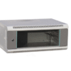 2U mini wall mount CCTV DVR rack with lockable glass door, 2U Mini Wall Mount CCTV DVR Rack