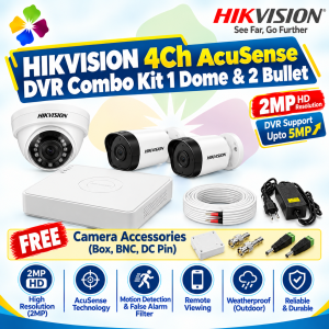 Hikvision 4Ch AcuSense DVR Combo Budget