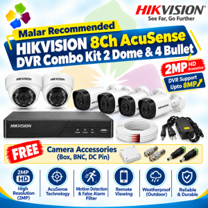 Hikvision 8Ch AcuSense DVR Combo Kit – Malar's Choice