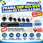 Prama 8Ch NVR 2MP IP Camera Kit