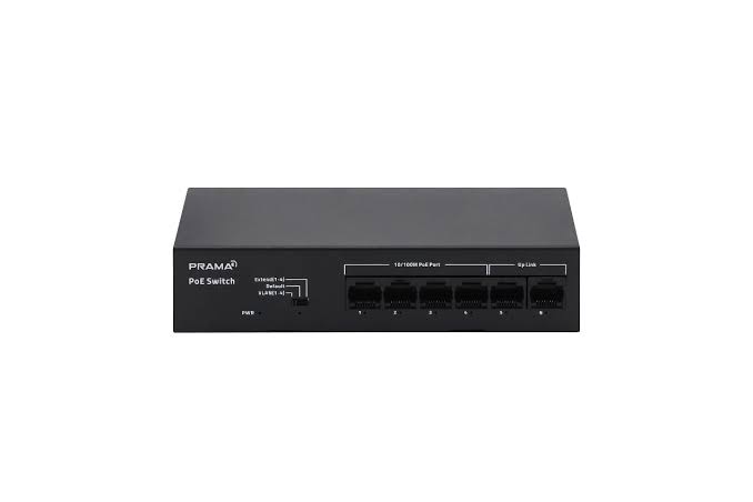 Prama PT-SW1U06P-E 4 Port PoE Switch