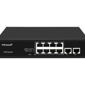 Prama PT-SW1U10P-E 8 Port PoE Switch