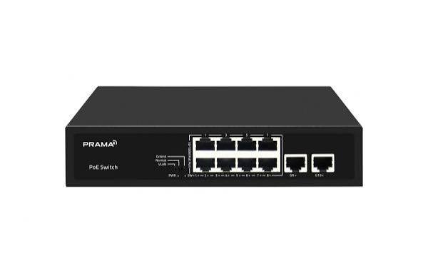Prama PT-SW1U10P-E 8 Port PoE Switch